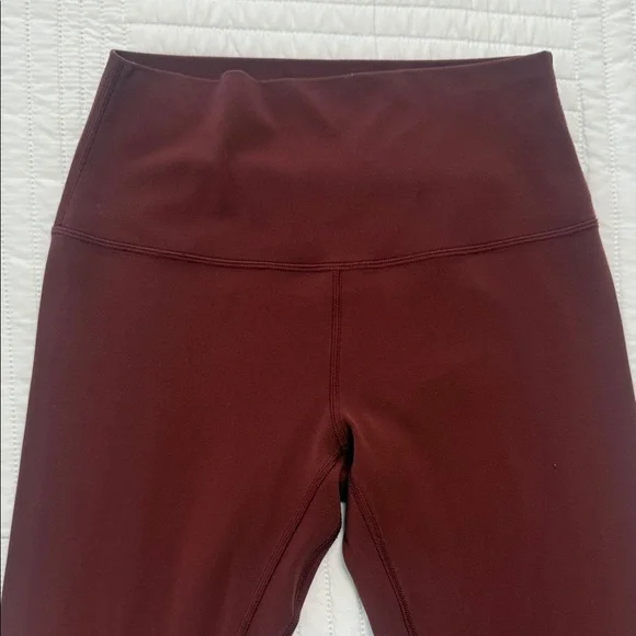 Lululemon Athletica Deep Red Leggings - Picture 3 of 5